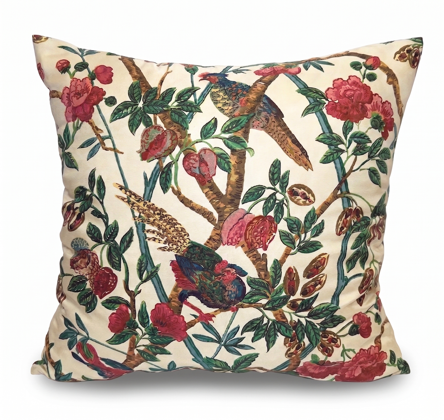 The Emperor's Pheasant Cushion Cover - Cotton Sateen