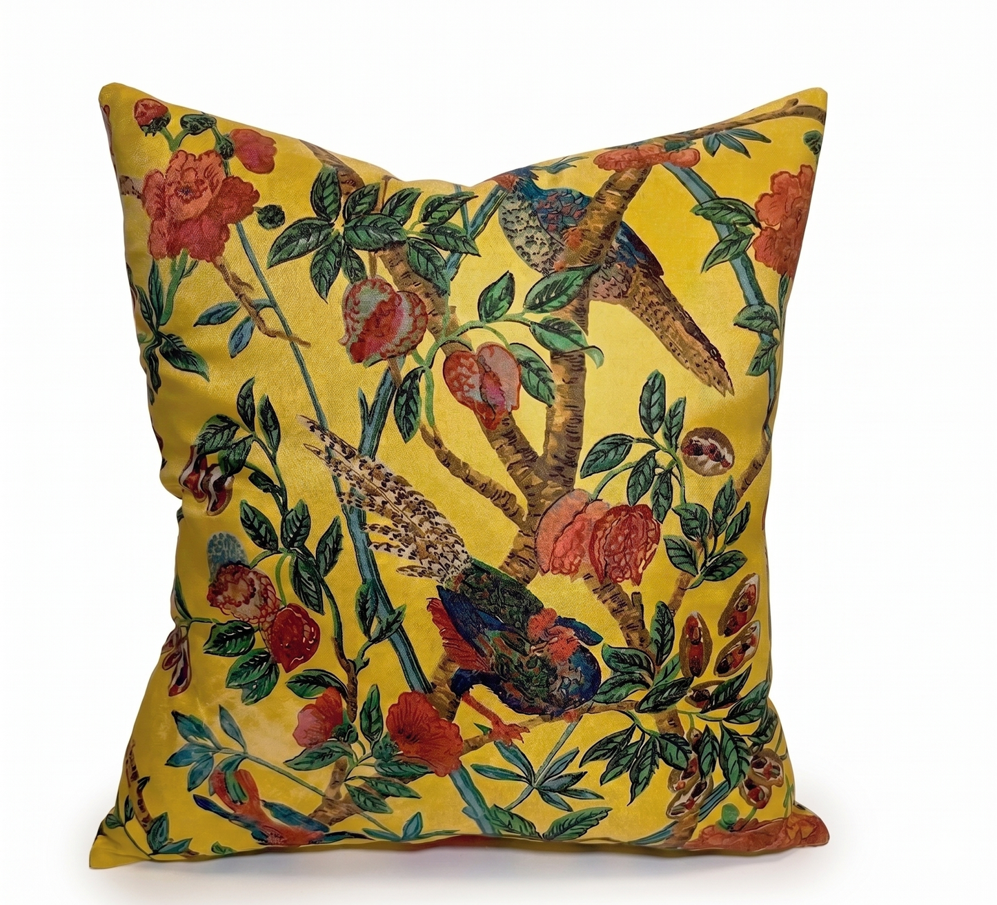 The Emperor's Pheasant Cushion Cover - Cotton Sateen