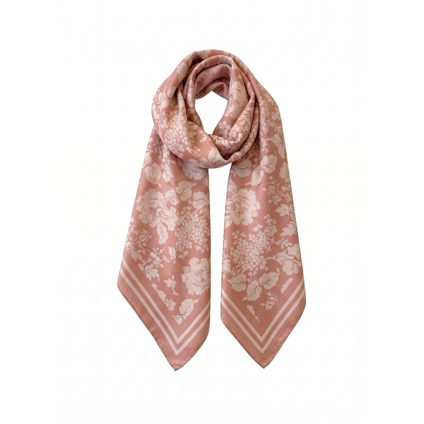 Florence May Large Silk Scarf - Cotton Sateen