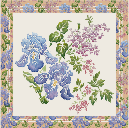 Silk Satin Twill Scarf 45x45 cm
