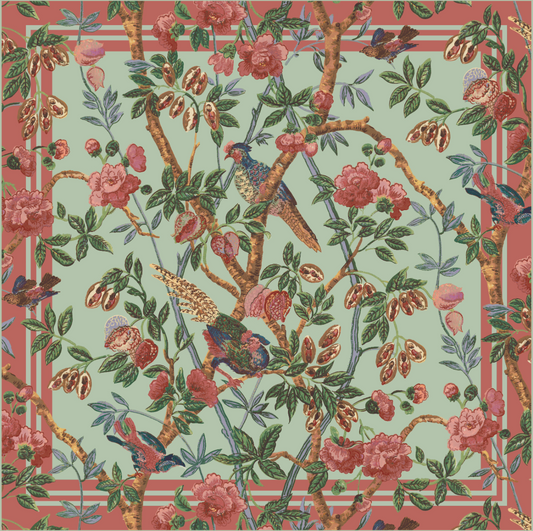 Silk Satin Twill Scarf 45x45 cm