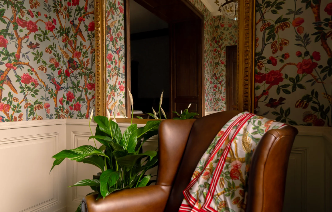 The Emperor's Pheasant Large Silk Satin Twill Scarf