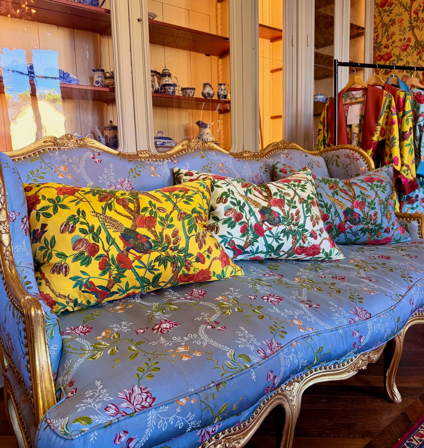 The Emperor's Pheasant Pillow Case - Silk Satin Twill